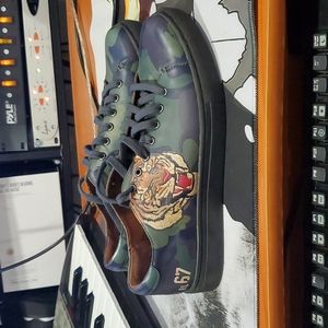 Polo Ralph Lauren Leather Jermain Tiger Calfskin Sneaker for Men